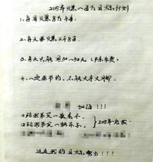 小偷制定&ldquo;励志工作计划&rdquo;：月入8.4万年赚百万